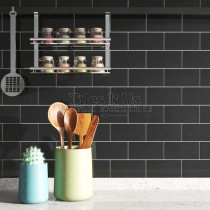 Soho Retro Black Polished Ceramic: Style Metro