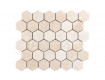 Mosaic Marble Honed - Crema Marfil Select Hexagon