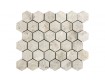 Mosaic Marble Polished - Silver Light Hexagon