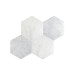 Marble Polished - Carrara White Hexagon (Send Sample)