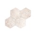 Marble Polished - Silver Light Hexagon