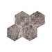 Marble Polished - Silver Moon Hexagon