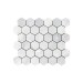 Mosaic Marble Honed - Carrara White Hexagon 265x305x10mm