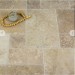Travertine Fantastico 0 Brushed and unfilled with chiselled edge